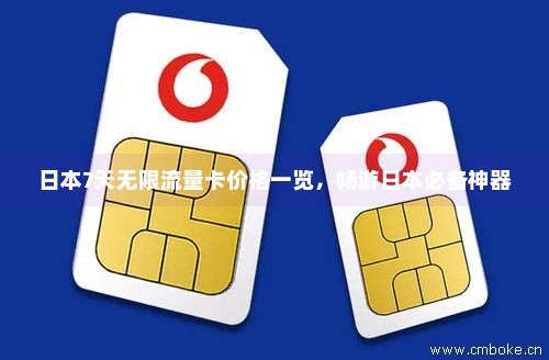 日本7天无限流量卡价格一览，畅游日本必备神器-第1张图片-择卡网