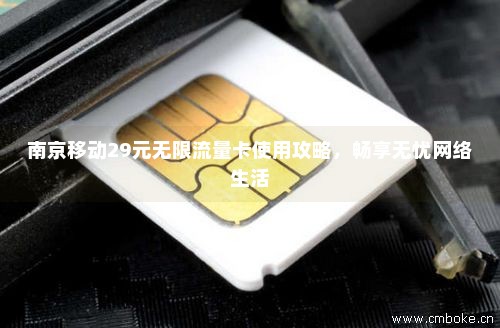 南京移动29元无限流量卡使用攻略，畅享无忧网络生活