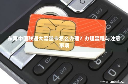 东莞中国联通大流量卡怎么办理？办理流程与注意事项-第1张图片-择卡网