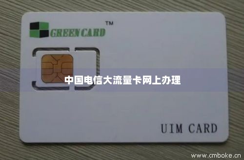 中国电信大流量卡网上办理