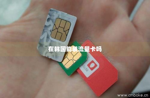 在韩国能装流量卡吗-第1张图片-择卡网